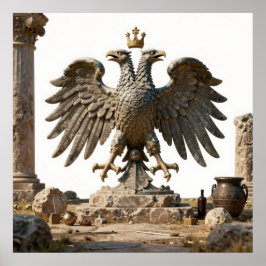 Forntida Balkan tempelartefakt Poster