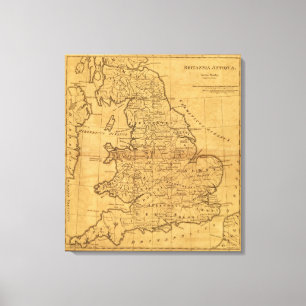 Forntida Britannien Canvastryck