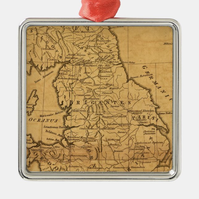 Forntida Britannien Julgransprydnad Metall (Framsidan)