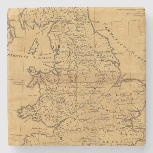 Forntida Britannien Underlägg Sten (Framsidan)