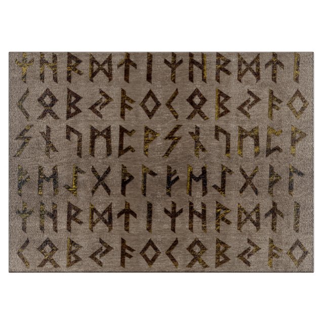 Forntida Celtic runaalfabetmönster (Framsidan)