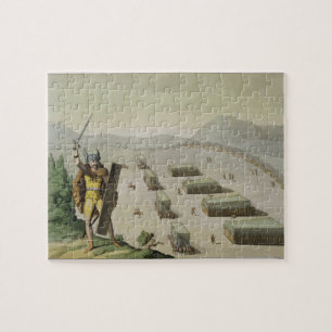 Forntida Celts eller Gauls i strid, c.1800-18 Pussel