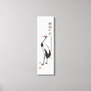 Forntida chinamålning av Qi Baishi - kran Canvastryck