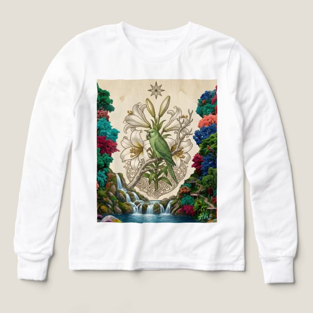 Forntida Dhamma-visdom Konst Canvastryck T Shirt (Design framsida)