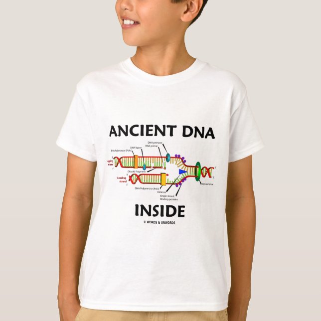 Forntida DNA-insida (DNA-Replicationhumorn) Tee (Framsida)