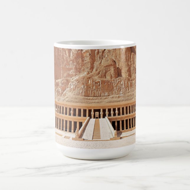 Forntida Egypten farao deir el bahri tempel dynast Kaffemugg (Center)