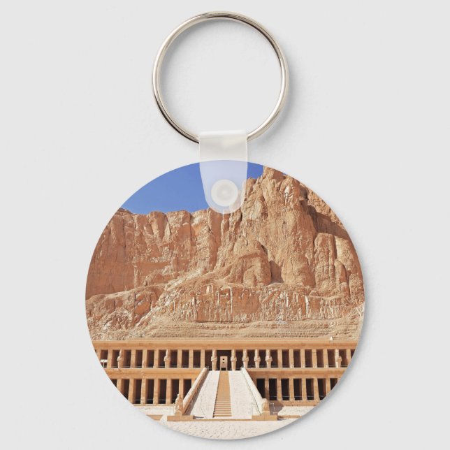 Forntida Egypten farao deir el bahri tempel dynast Nyckelring (Framsida)