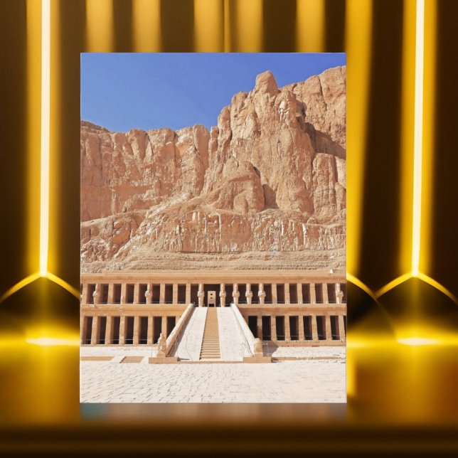Forntida Egypten Farao deir el bahri Tempel Dynast Vykort (Skapare uppladdad)