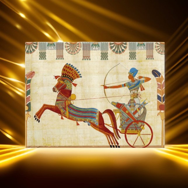 Forntida Egypten Farao Ramesses II Färgrik Tecknin Vykort (Skapare uppladdad)