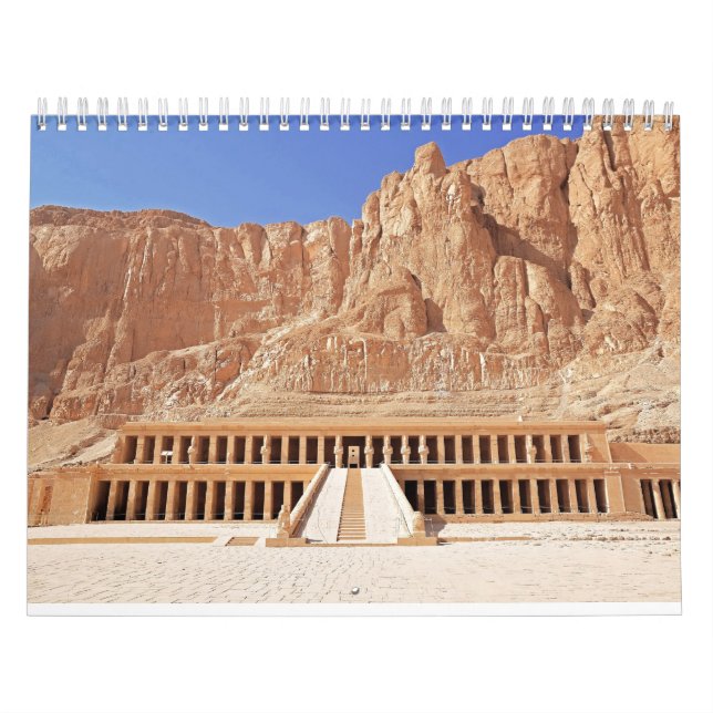 Forntida Egypten Hatshepsuttempel Landskap 2025  Kalender (Omslag)