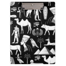 Forntida Egypten Hieroglyf Symbolmönster