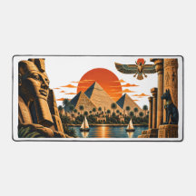Forntida Egypten Pyramider & Nilen Vintage Egyptis