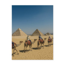 Forntida Egypten pyramider öken Kamelritt