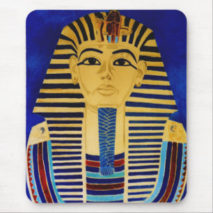 Forntida egyptenkonst MousePad för kung Tut Musmatta