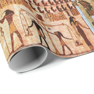 Forntida egyptier Dödsdom Maat Gudinna Presentpapper