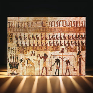 Forntida egyptier Dödsdom Maat Gudinna Vykort