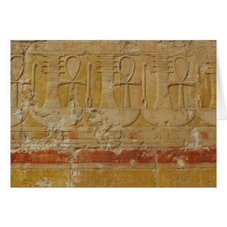 Forntida egyptiernyckel av liv Ankh Hälsningskort