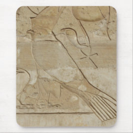 Forntida egyptiernyckel av liv Ankh med HORUS Musmatta