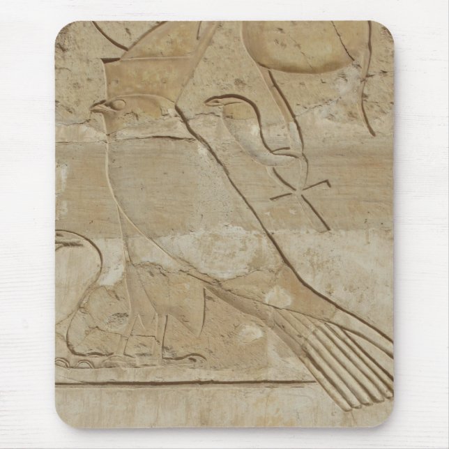 Forntida egyptiernyckel av liv Ankh med HORUS Musmatta (Framsidan)