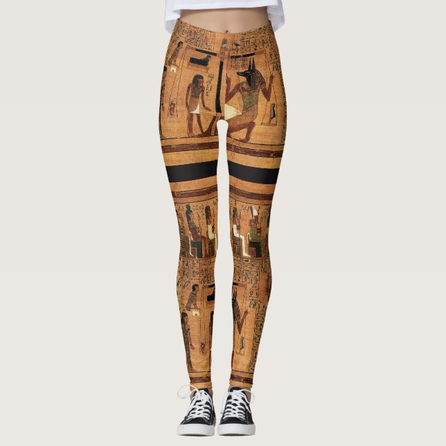 Forntida egyptisk damasker för leggings (Framsida)