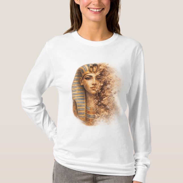 Forntida egyptisk drottning t-shirt (Framsida)