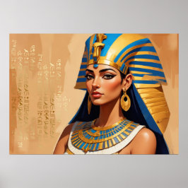 Forntida egyptisk farao-konst – Tidlös faraonisk Poster