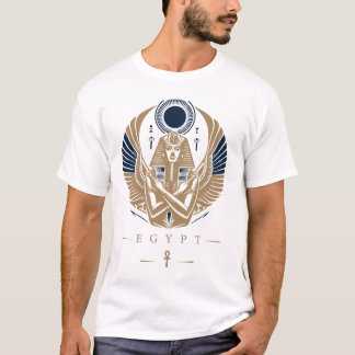 Forntida egyptisk farao Tutankhamun Emblem T-Shirt