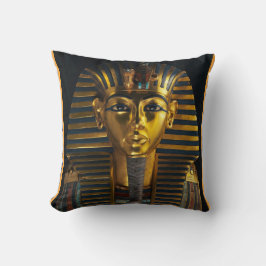 Forntida egyptisk faraomask, King Tut gyllene kons Kudde