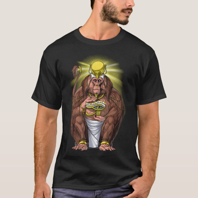 Forntida egyptisk gud Aani T Shirt (Framsida)