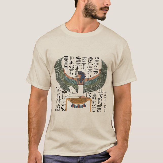 Forntida egyptisk gudinna Isis - egyptisk gudinna T Shirt (Framsida)