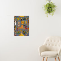 Forntida egyptisk hieroglyf -mönster farao