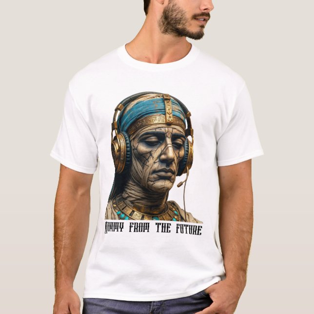 Forntida egyptisk mumie | Anubis Guardian T-shirt (Framsida)