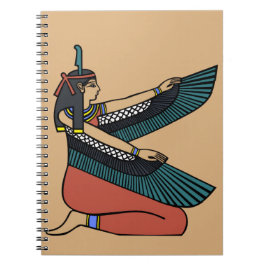 Forntida egyptisk mytologisk konst anteckningsbok