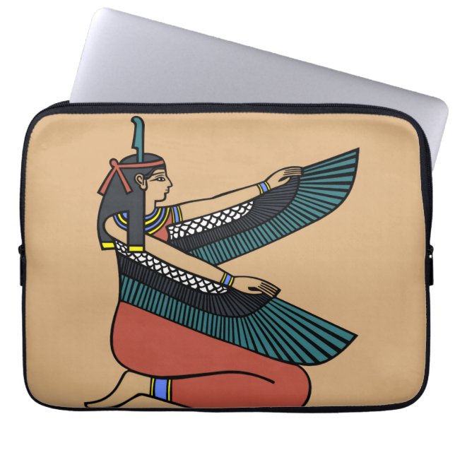 Forntida egyptisk mytologisk konst laptop fodral (Framsidan)