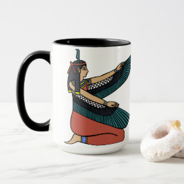 Forntida egyptisk mytologisk konst mugg