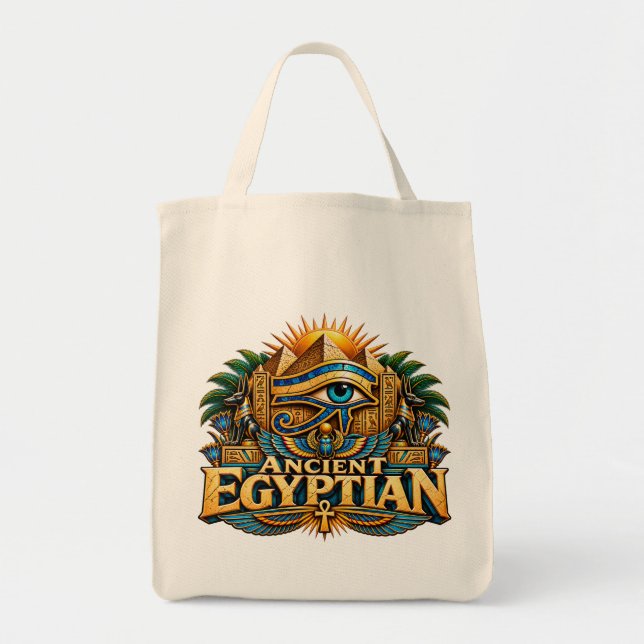 Forntida egyptisk pyramid Horus öga Tygkasse (Framsidan)