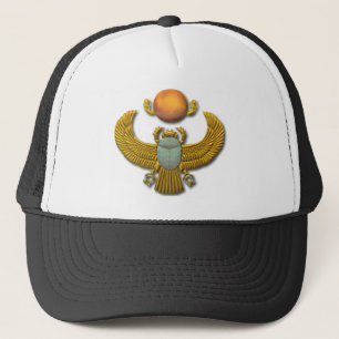Forntida egyptisk sakral Scarab - guld Keps