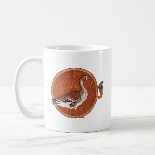 Forntida egyptisk skapargås: mytologi kaffemugg (Vänster)