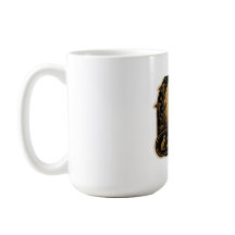 Forntida egyptisk svart katt Bastet-mugg