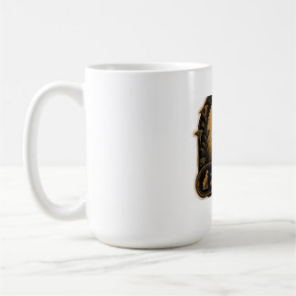 Forntida egyptisk svart katt Bastet-mugg Kaffemugg