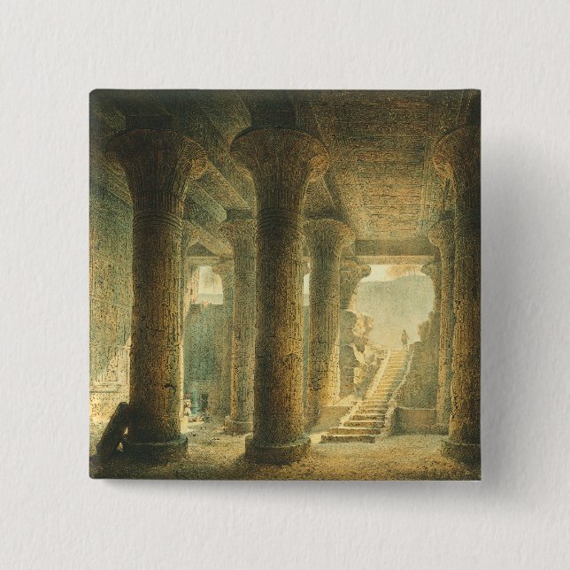 Forntida egyptisk tempel i Esna  Knapp (Framsida)