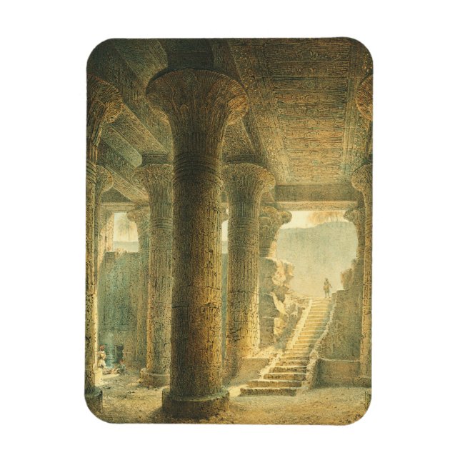 Forntida egyptisk tempel i Esna Magnet (Vertikal)