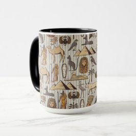 Forntida egyptisk vintagekultur, formgivningskonst mugg