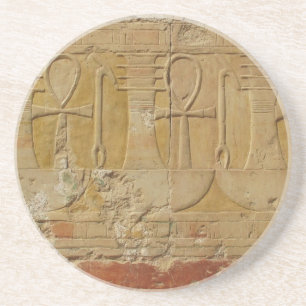 Forntida egyptiska Ankh, nyckel av liv Underlägg Sandsten