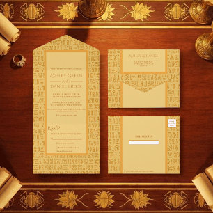 Forntida Egyptiska Hieroglyfiska Motiv Egyptisk Br