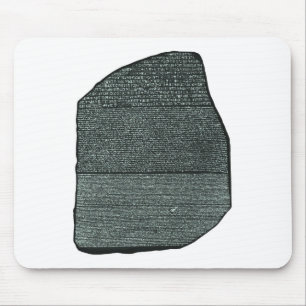 Forntida egyptiska hieroglyphs för Rosetta sten Musmatta