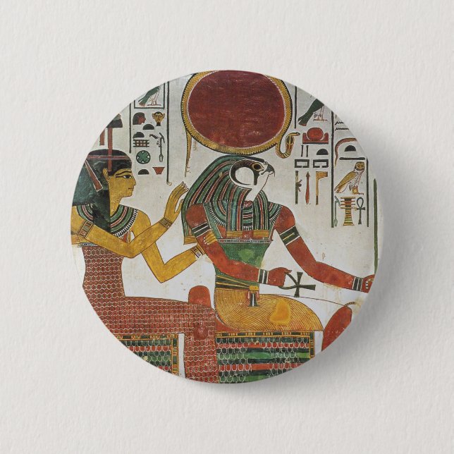 Forntida egyptiska Horus Knapp (Framsida)