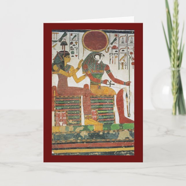 Forntida egyptiska Horus Kort (Framsida)