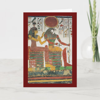 Forntida egyptiska Horus Kort