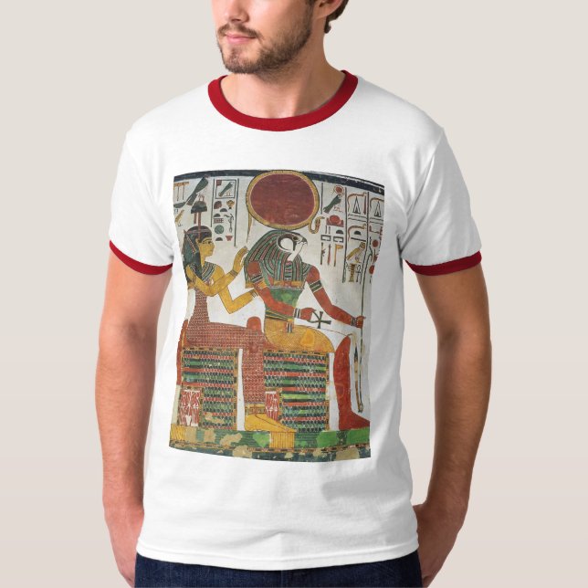 Forntida egyptiska Horus Tee (Framsida)